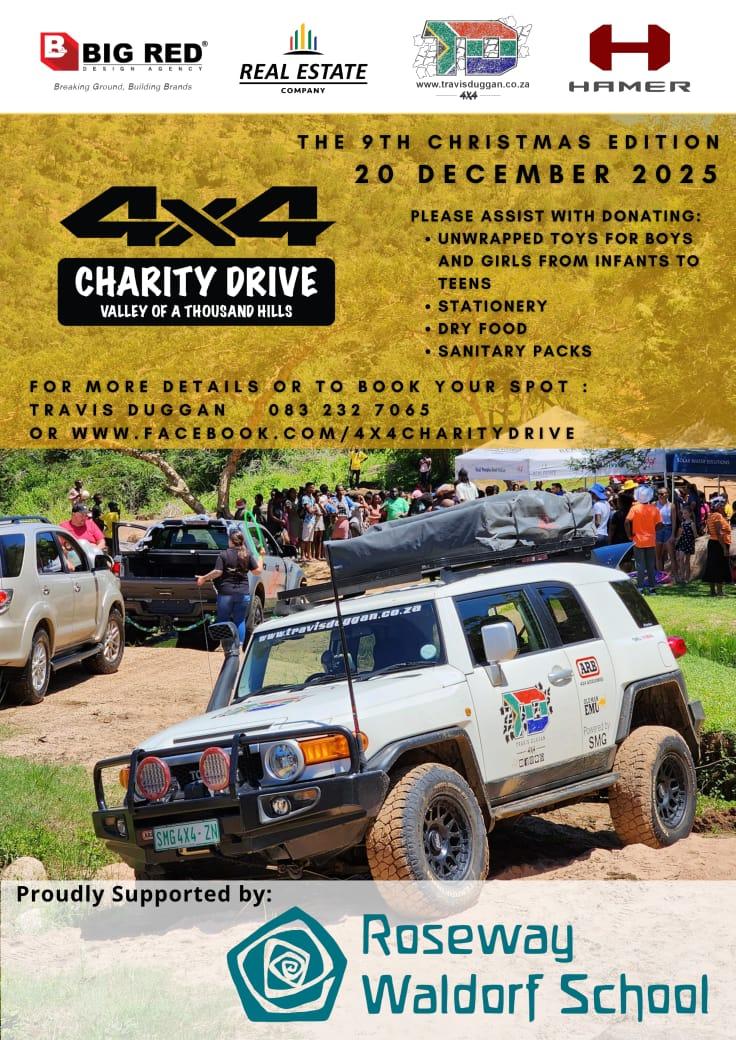 4x4 Charity Drive supported by Roseway Waldorf School